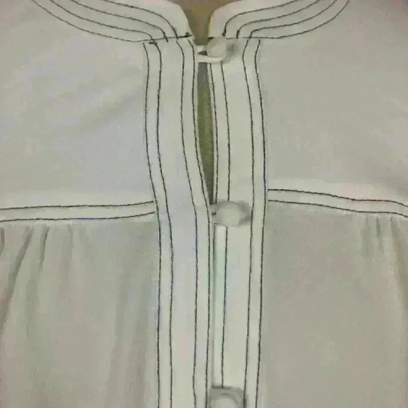 Joie Mirna S Gathered Crepe Blouse Balloon Sleeve - Picture 6 of 11